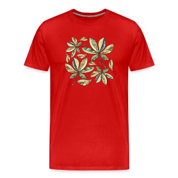 List - Men's Premium Organic T-Shirt - red - Front - Damien (186cm)