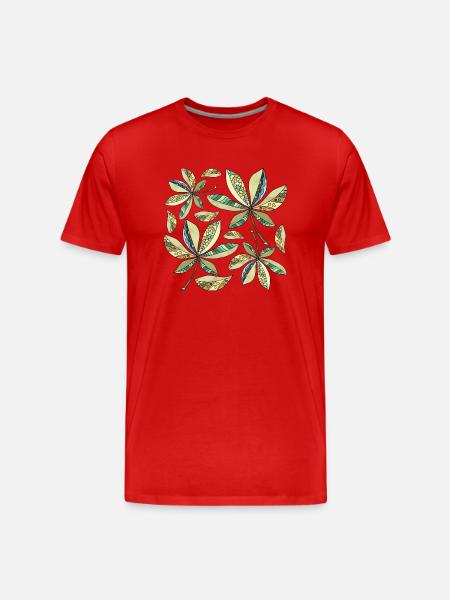 List - Men's Premium Organic T-Shirt - red