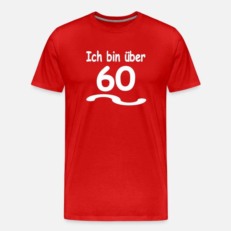 Opa - Männer Premium Bio T-Shirt - Rot