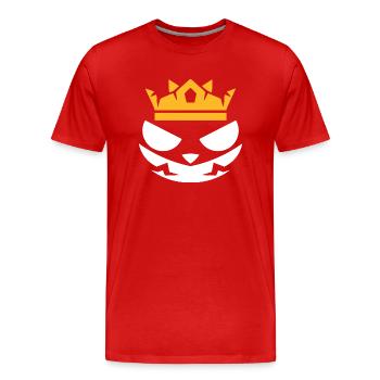 speed king demon - T-shirt bio Premium Homme - rouge - Devant - Damien (186cm)