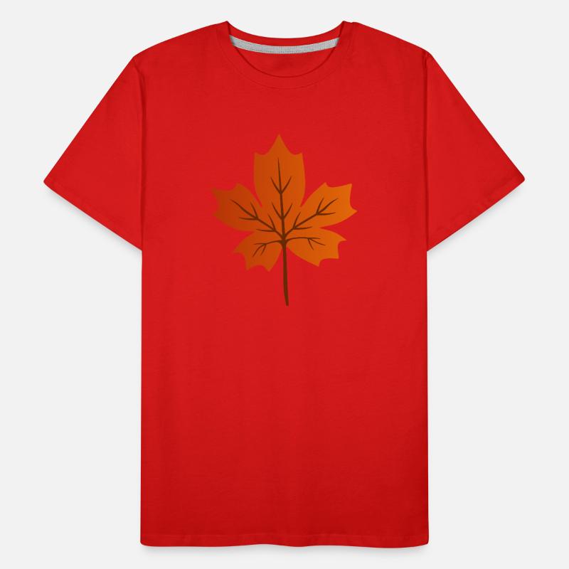 Maple Leaf Men's Premium Organic T-Shirt