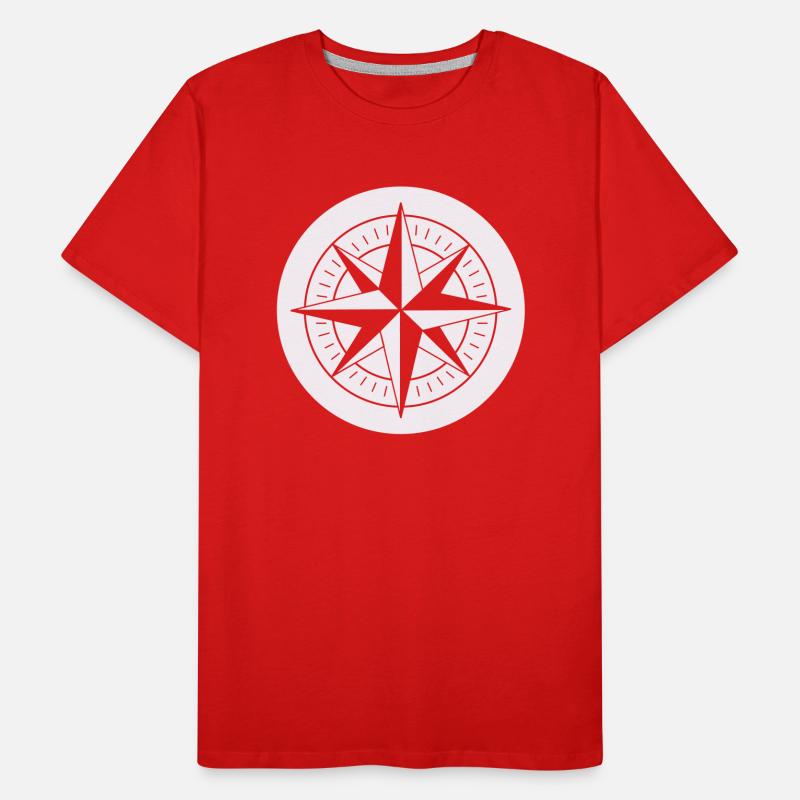 Compass Men's Premium Organic T-Shirt