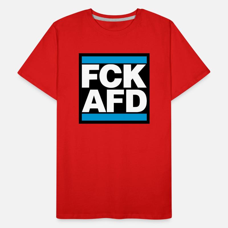 FCK AFD blue capitals Männer Premium Bio T-Shirt