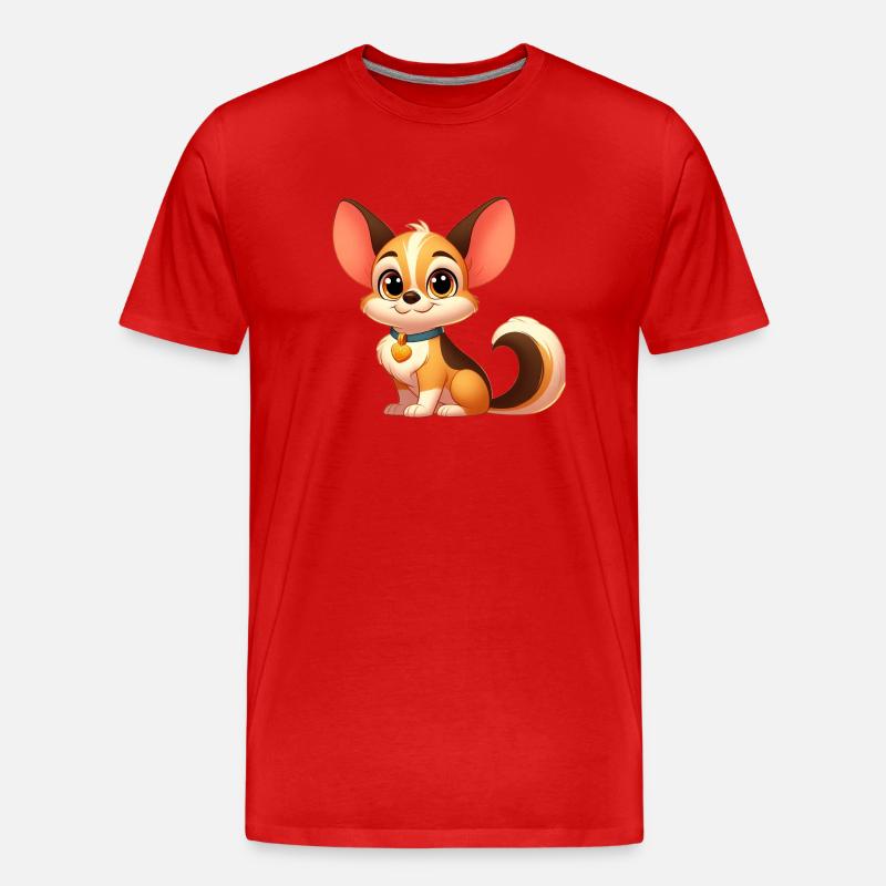 Chihuahua - Männer Premium Bio T-Shirt - Rot