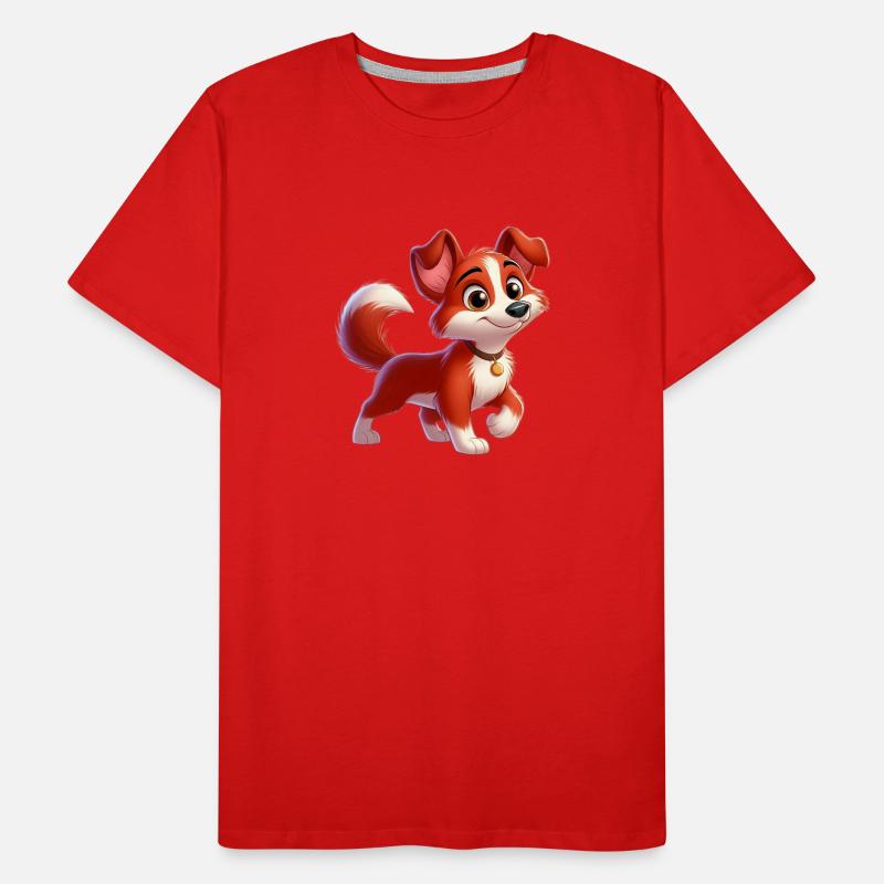 Fox Terrier 9 Men's Premium Organic T-Shirt
