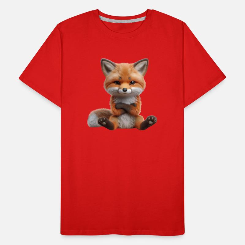 Fox grim 1 Men's Premium Organic T-Shirt