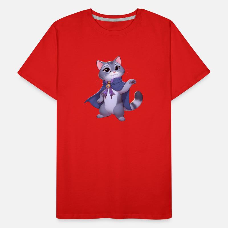 chat élégant T-shirt bio Premium Homme