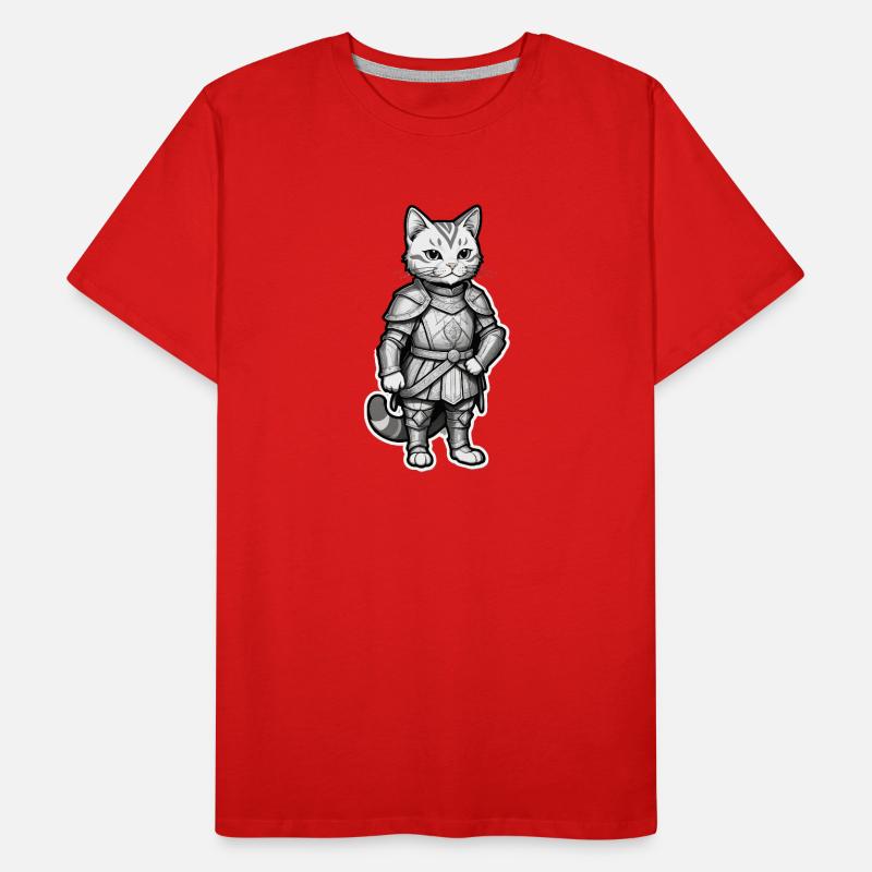 Chevalier Chat T-shirt bio Premium Homme