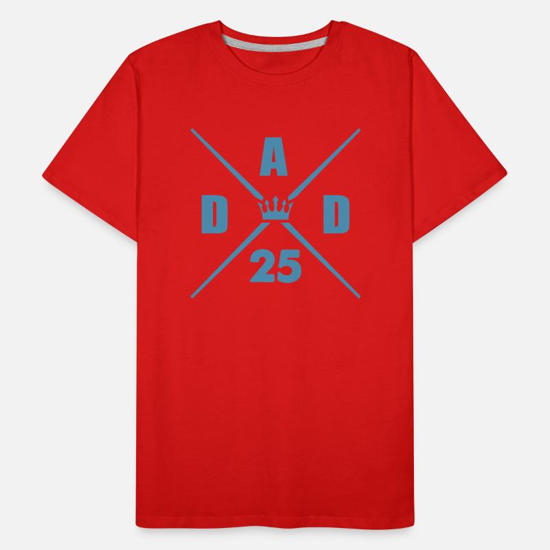 dad 25 daddy Men's Premium Organic T-Shirt