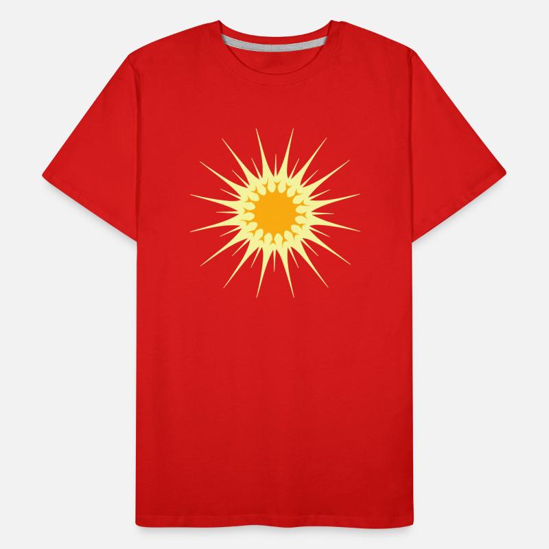Bright Sun Rays Summer Glow Light Warmth Men's Premium Organic T-Shirt