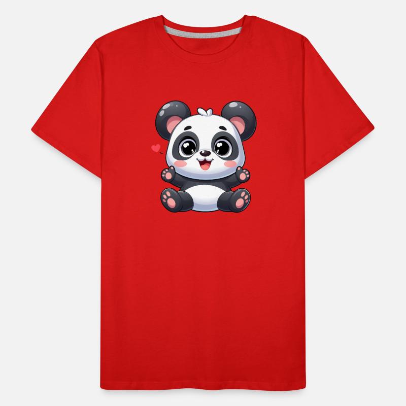panda 11 T-shirt bio Premium Homme