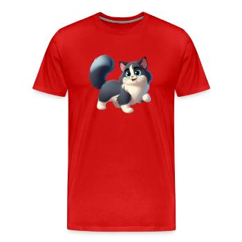 Ragdoll 12 - Männer Premium Bio T-Shirt - Rot - Vorne - Damien (186cm)
