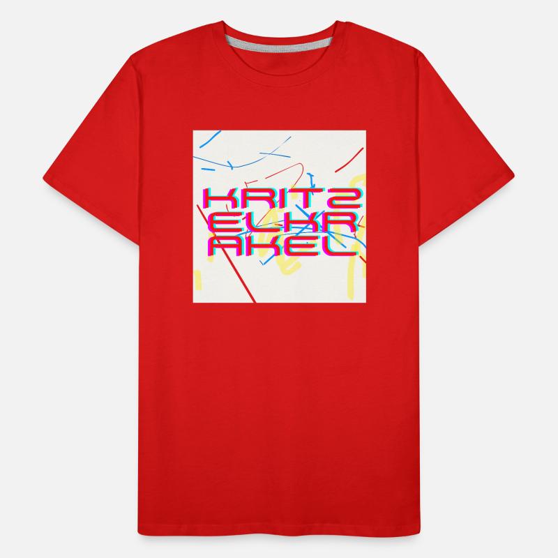 Doodle scribbles Men's Premium Organic T-Shirt