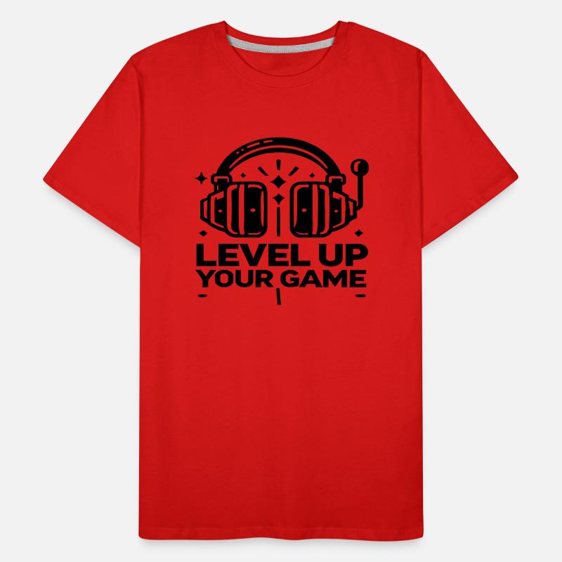 levelup Männer Premium Bio T-Shirt
