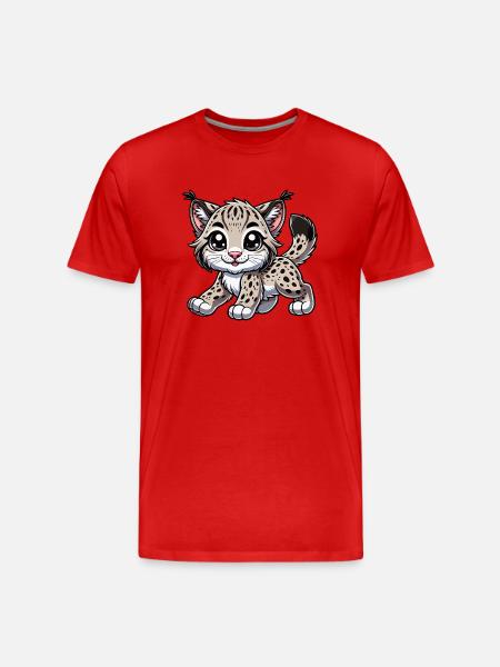 Linx child - Men's Premium Organic T-Shirt - red