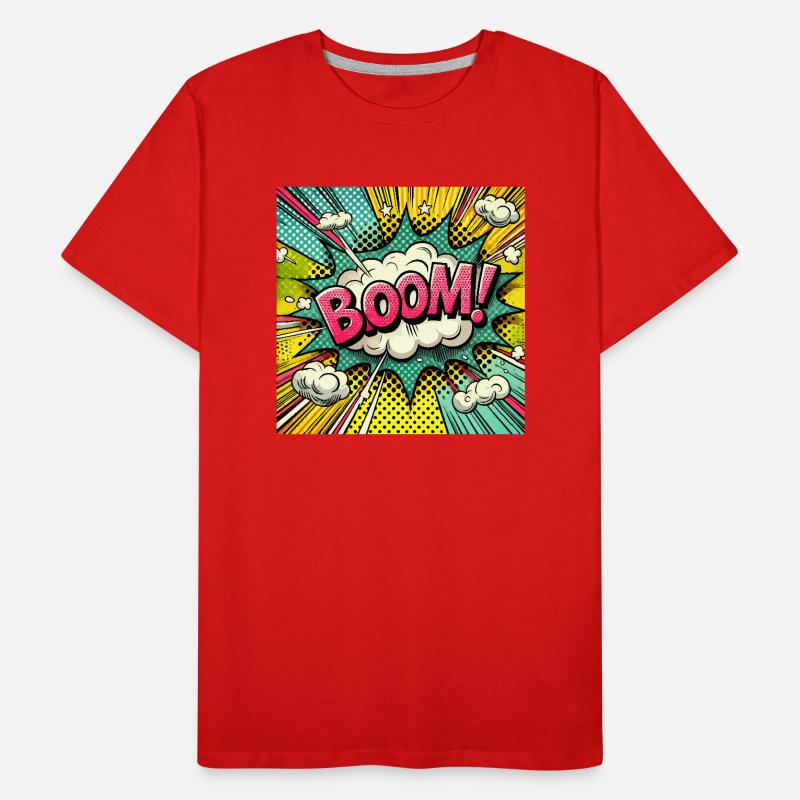 BOOM! - Comic Book Blast Men's Premium Organic T-Shirt