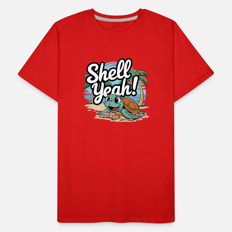 Shell Yeah Männer Premium Bio T-Shirt