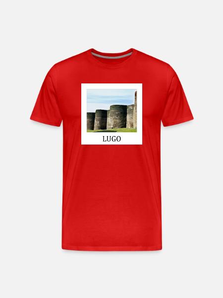 Lugo Galicia - Men's Premium Organic T-Shirt - red