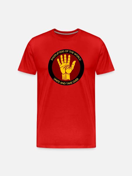 Shoplifters unite! - Men's Premium Organic T-Shirt - red
