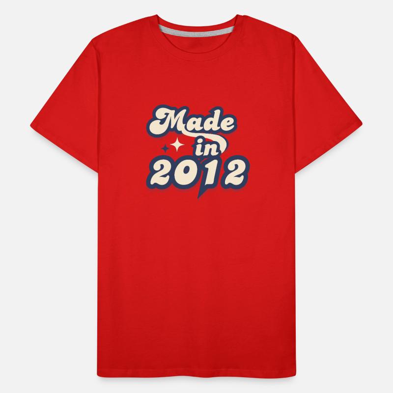 Made in 2012 retro Men's Premium Organic T-Shirt