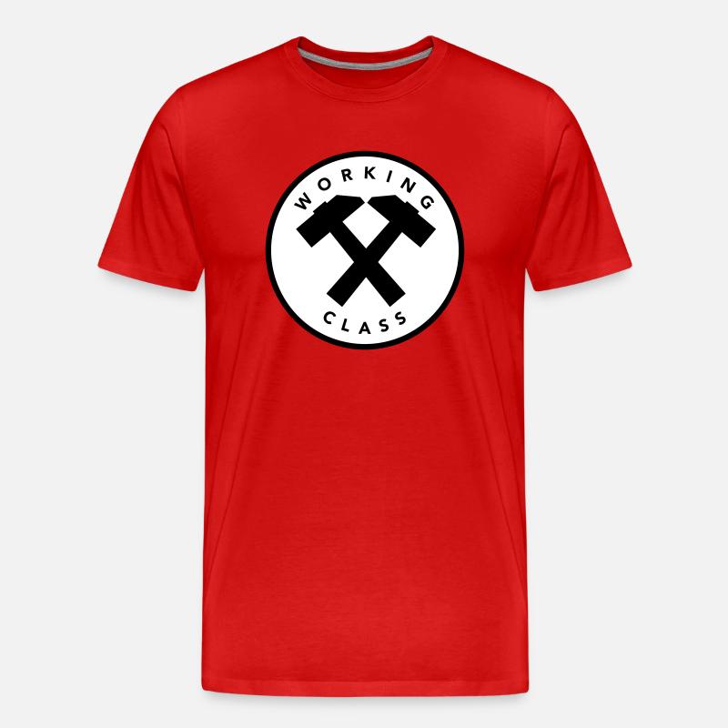 Arbeiterklasse - Männer Premium Bio T-Shirt - Rot