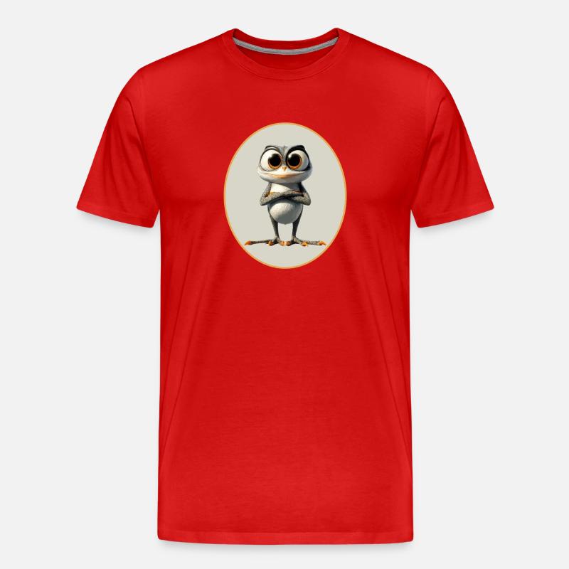 Frosch - Männer Premium Bio T-Shirt - Rot