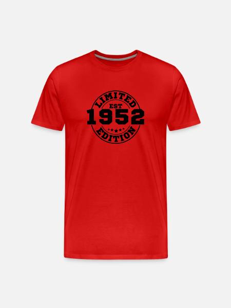 1952 Limited Edition - Men's Premium Organic T-Shirt - red