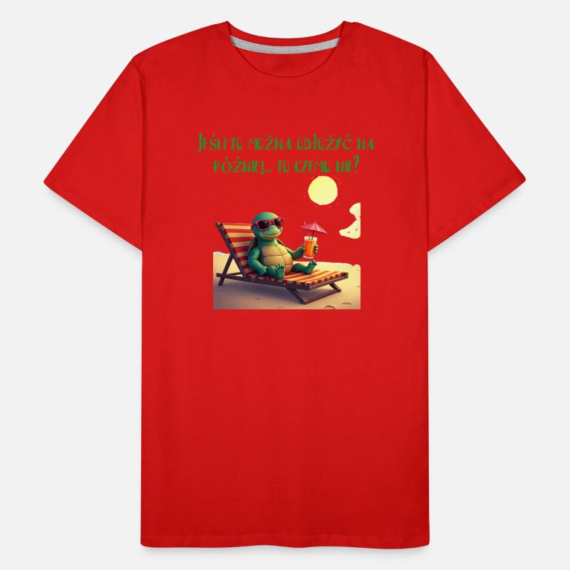 laid-back turtle Men's Premium Organic T-Shirt
