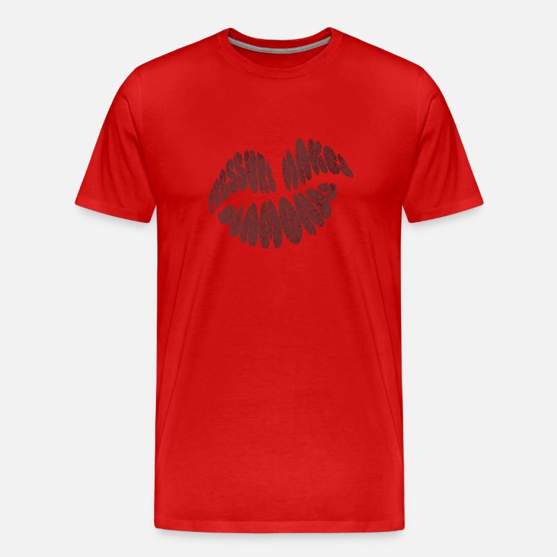 Pressure makes diamonds - Männer Premium Bio T-Shirt - Rot