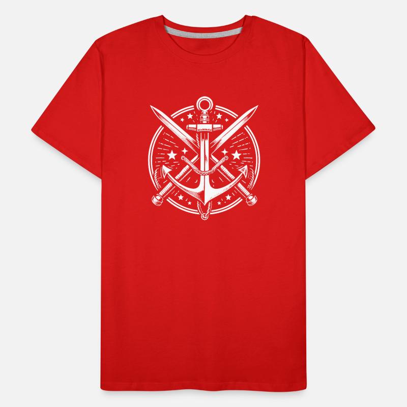 Ancres et épées T-shirt bio Premium Homme
