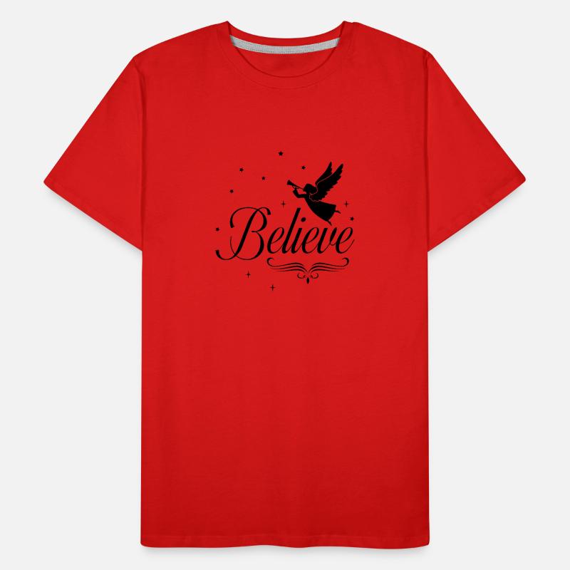 Believe Men's Premium Organic T-Shirt