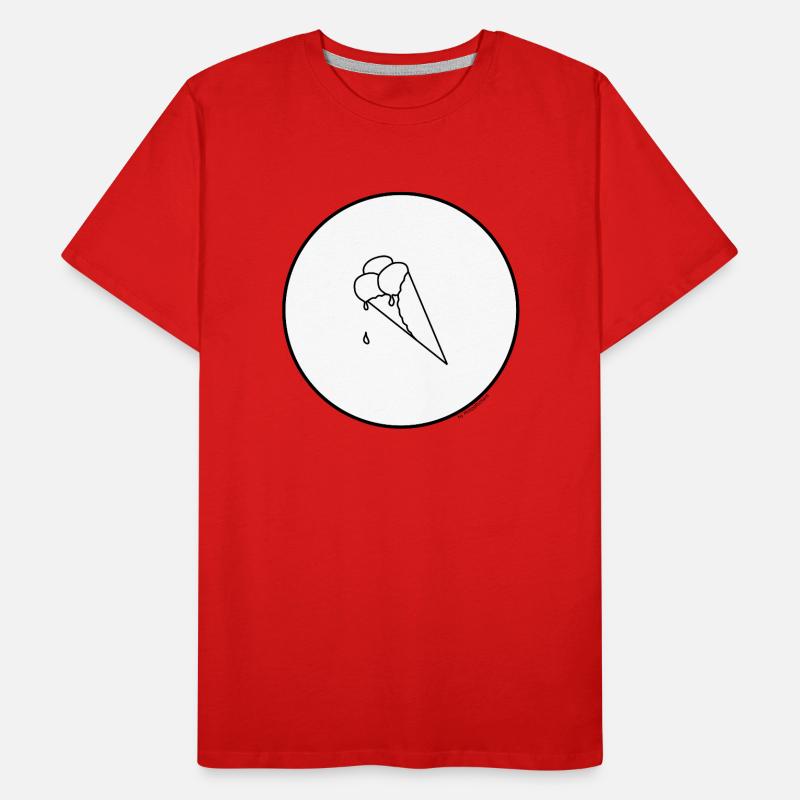 leckeres Eis Männer Premium Bio T-Shirt