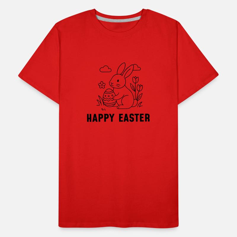 Happy Easter Men's Premium Organic T-Shirt