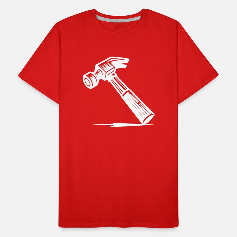 Creativity needs a carpenter's hammer Men's Premium Organic T-Shirt