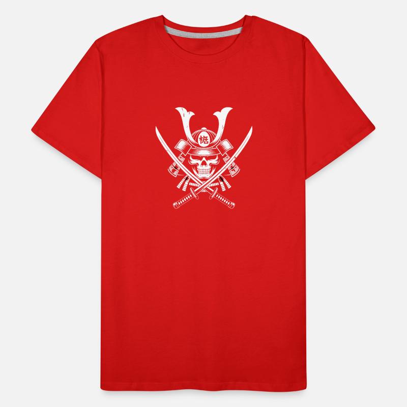 Guerrier samouraï japonais T-shirt bio Premium Homme