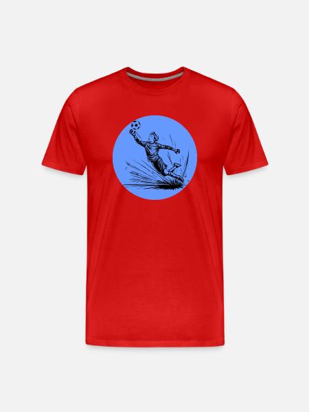 Goalkeeper - Men's Premium Organic T-Shirt - red