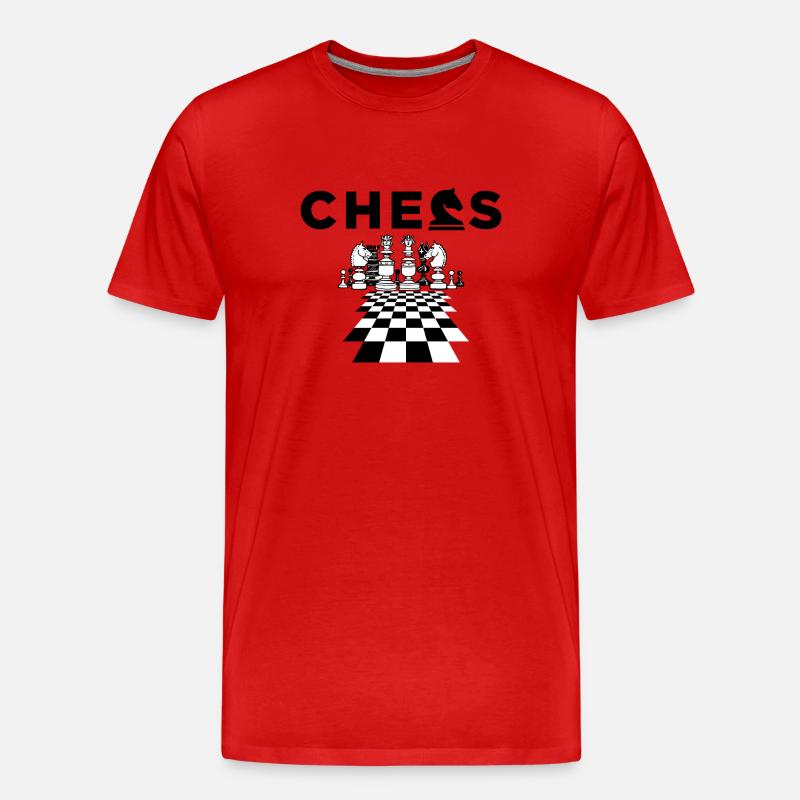 les echec on seule mot - Männer Premium Bio T-Shirt - Rot