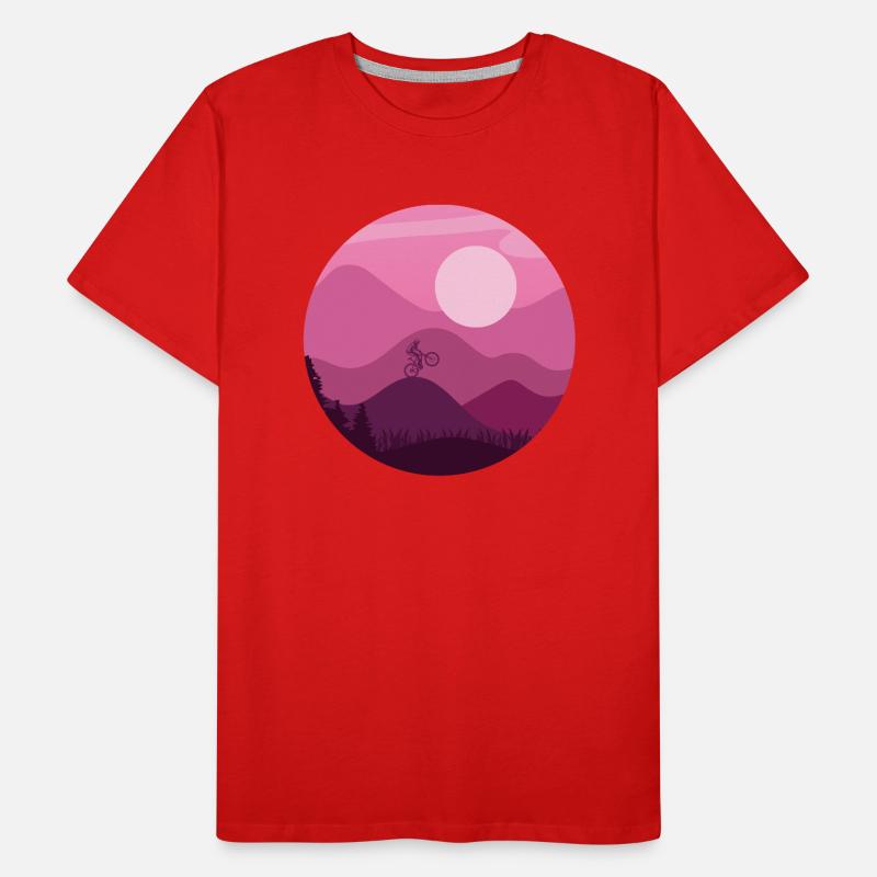 Mountain Biker Men's Premium Organic T-Shirt