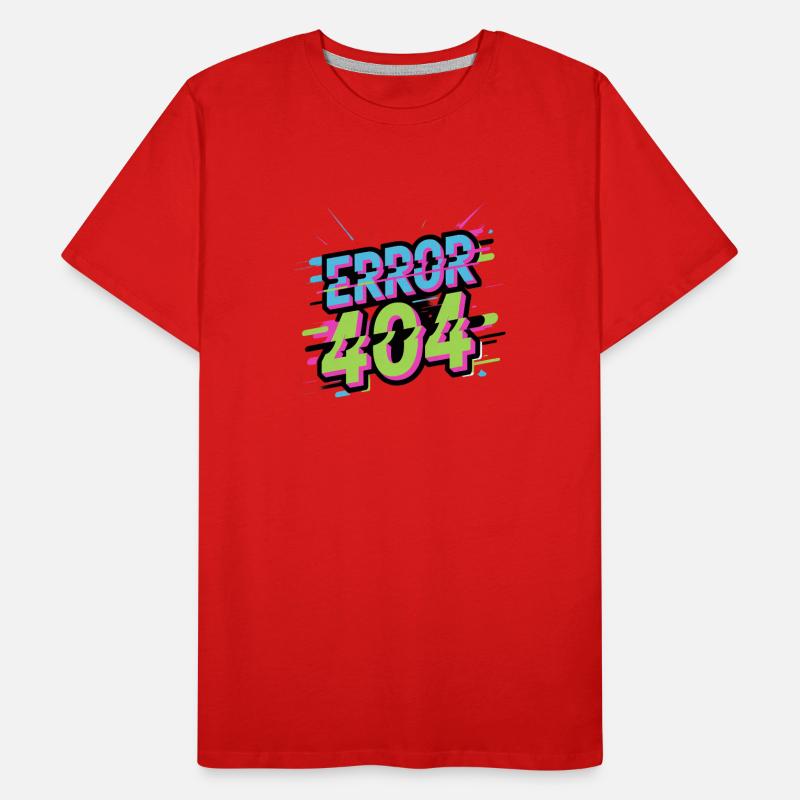 Error 404 Men's Premium Organic T-Shirt