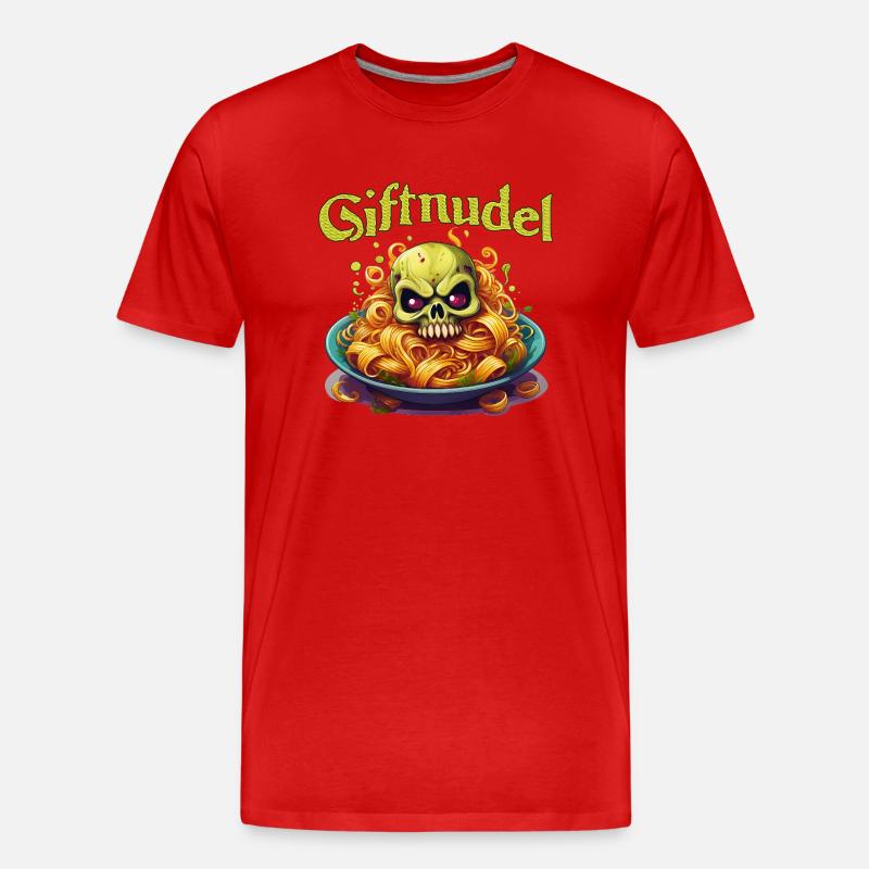 Giftnudel - Männer Premium Bio T-Shirt - Rot