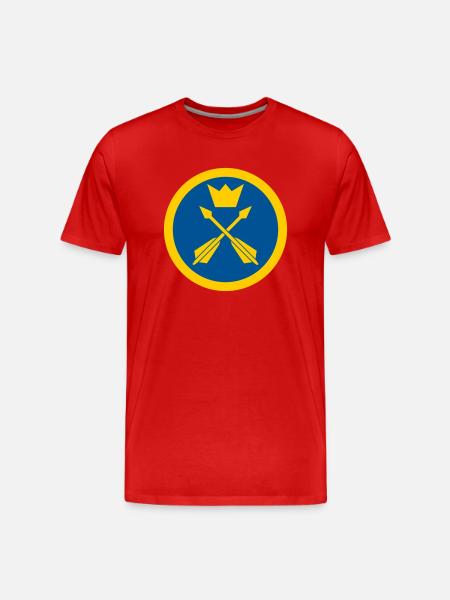 Dalarna Airforce - Men's Premium Organic T-Shirt - red