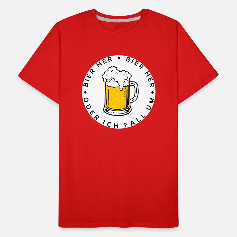 Les abeilles ici - Oder ich fall um ! T-shirt bio Premium Homme