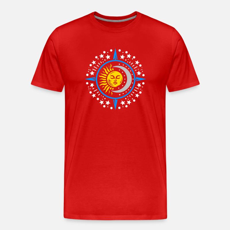 SOMOST Logo - Männer Premium Bio T-Shirt - Rot