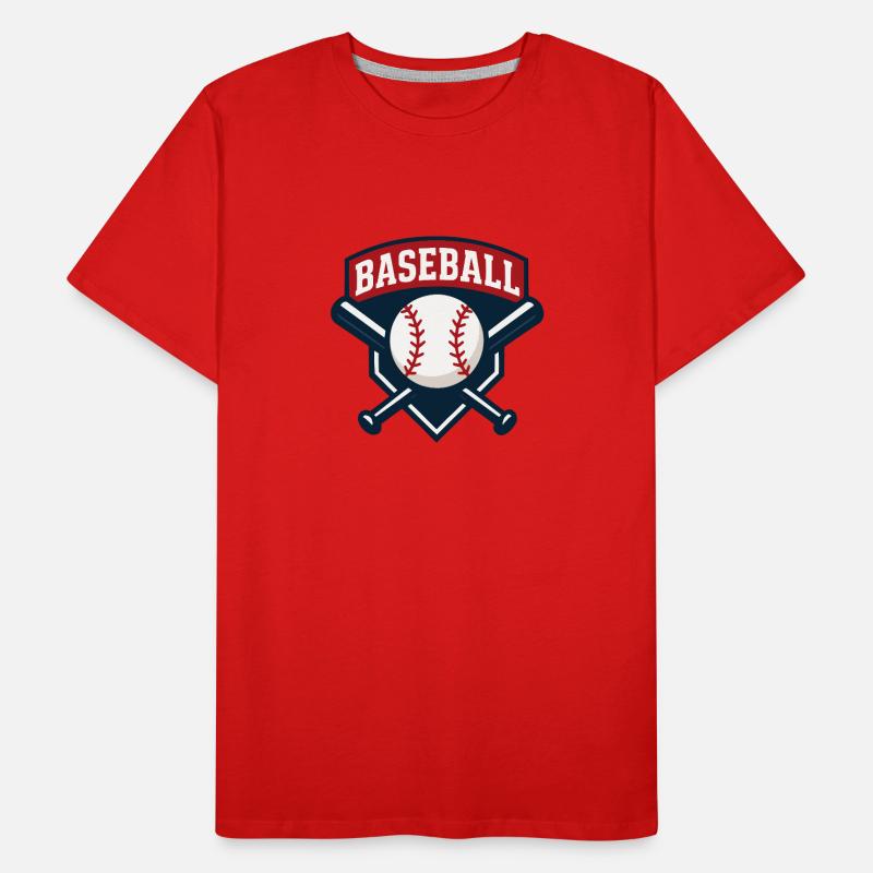 Logo de baseball T-shirt bio Premium Homme