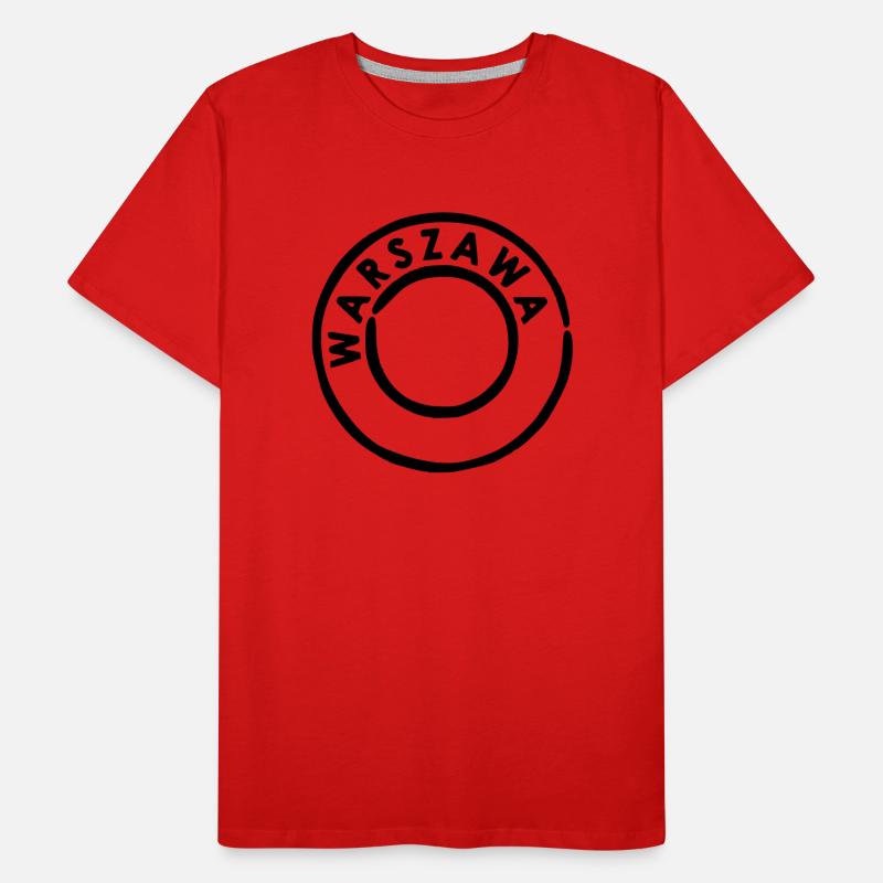 Varsovie - Warszawa Post T-shirt bio Premium Homme