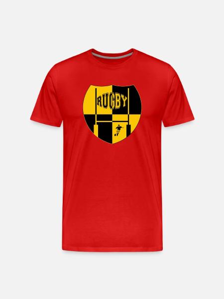 rugby - Men's Premium Organic T-Shirt - red