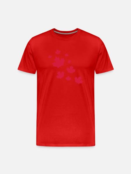 J'aime le Canada - T-shirt bio Premium Homme - rouge