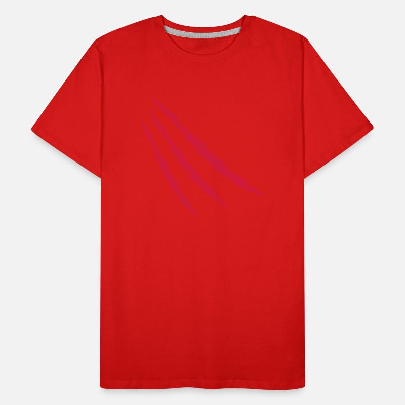 Scratch wound injured Men's Premium Organic T-Shirt