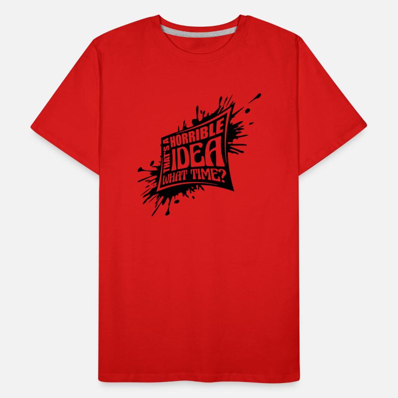 C’est une idée horrible T-shirt bio Premium Homme