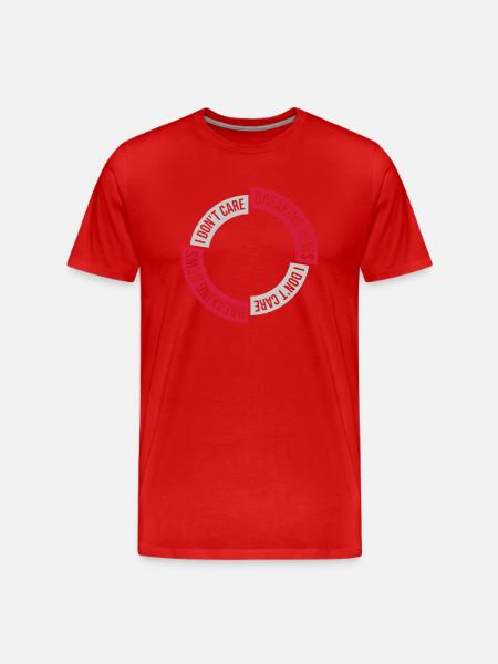 Breaking news don't - Men's Premium Organic T-Shirt - red